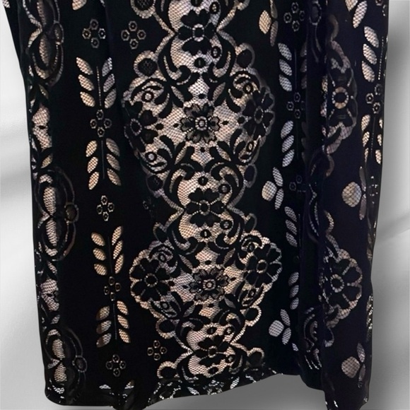 ‼️NWT:TOMMY HILFIGER SHEATH LACE SLEEVELESS ROUND NECK DRESS - Picture 6 of 14